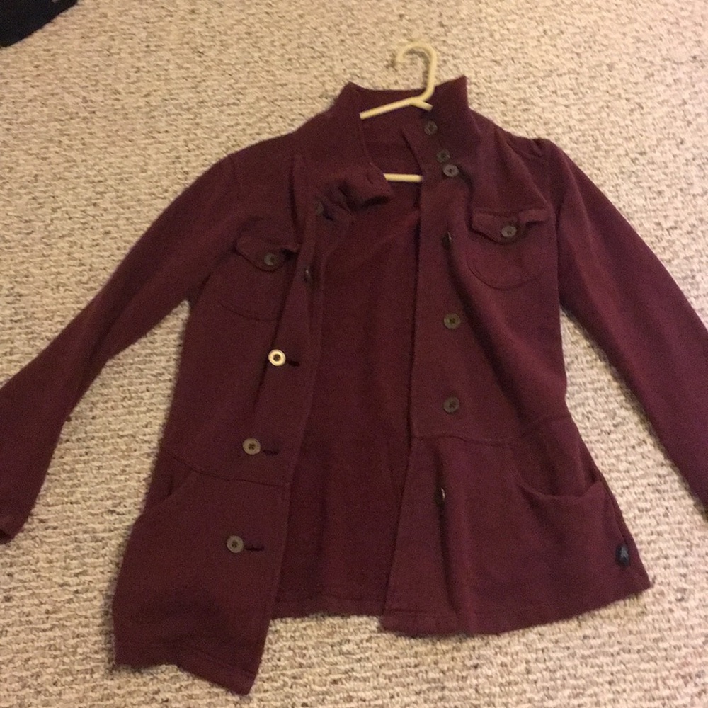Prana pea coat size small.